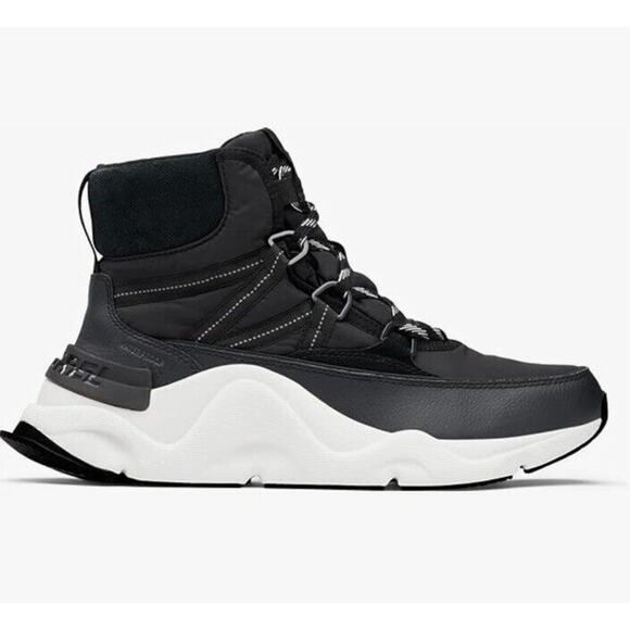 Sorel Women's Kinetic RNEGD Storm Winter Waterproof Boot Black Sz US 5 - Picture 2 of 11